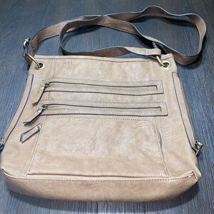 Elegant Tan Crossbody Bag